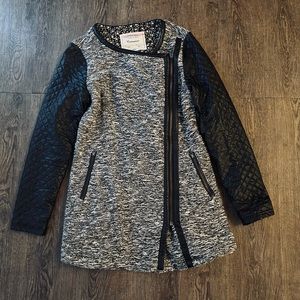 Anthropology Cartonnier Tweed Women Coat Medium